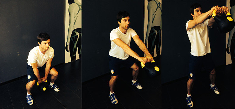 Riccardo Tonetti zeigt Fitness Übung Swing