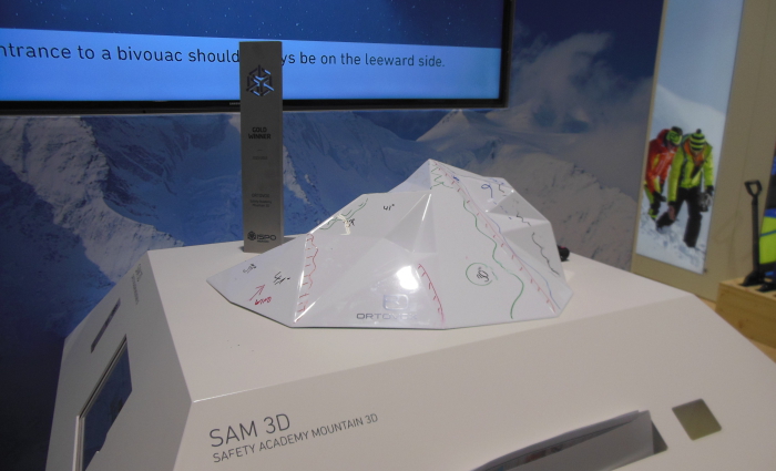 Das 3D Bergmodell SAM 3D von Ortovox