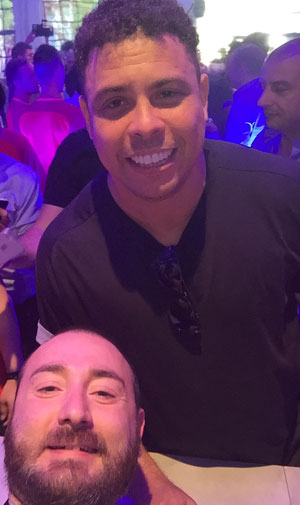Nicola und Ronaldo bei der Präsentation des neuen Nike Mercurial Superfly V