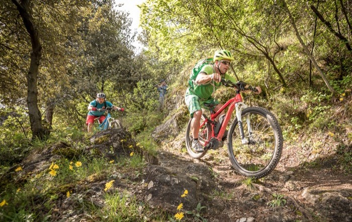 E-Mountainbike mit Bosch Motor