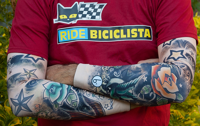 Biciclista Armlinge Flower