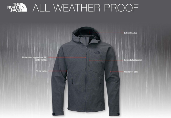 Wasserabweisende Jacke von The North Face