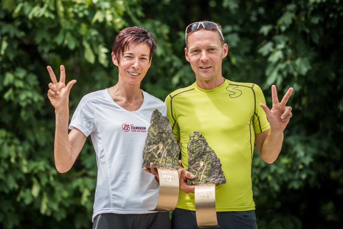 Annemarie Gross und Alexander Rabensteiner, Südtirol Ultra Skyrace 2015